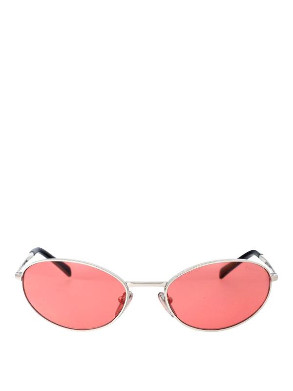 Prada Lunettes De Soleil - Argent