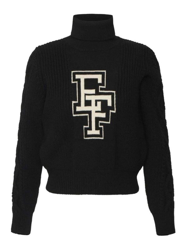 Elisabetta Franchi Pull Col Rond - Noir