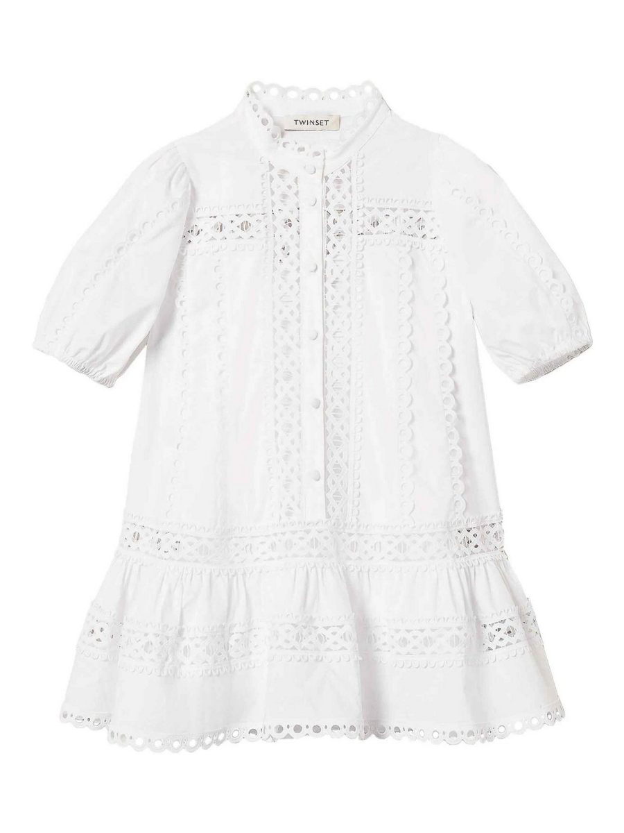 Twinset Robe Au Genou - Argent