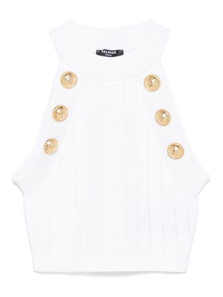 Balmain Top - Blanc