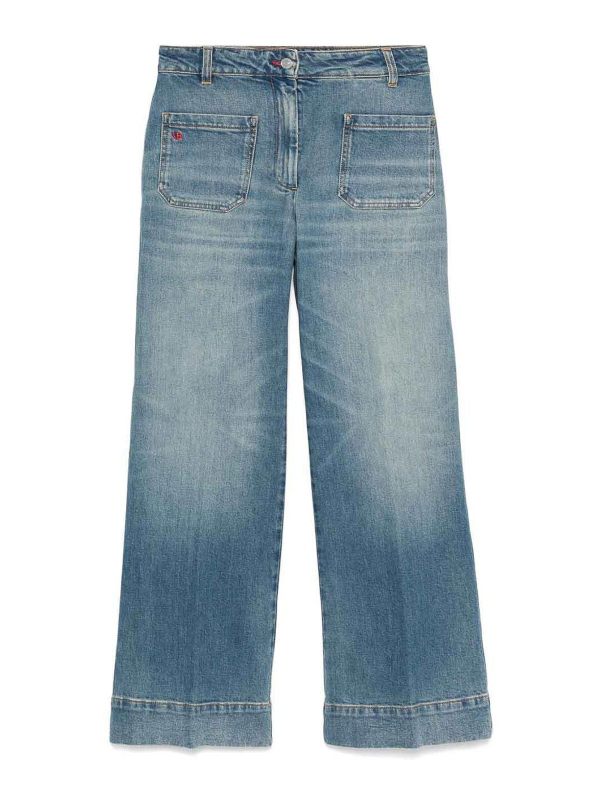 Victoria Beckham Jean Bootcut - Bleu