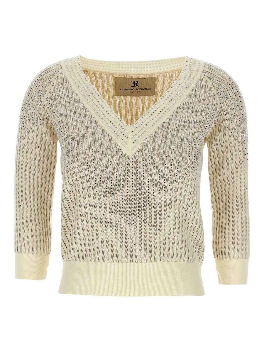 Ermanno Scervino Cardigan - Blanc