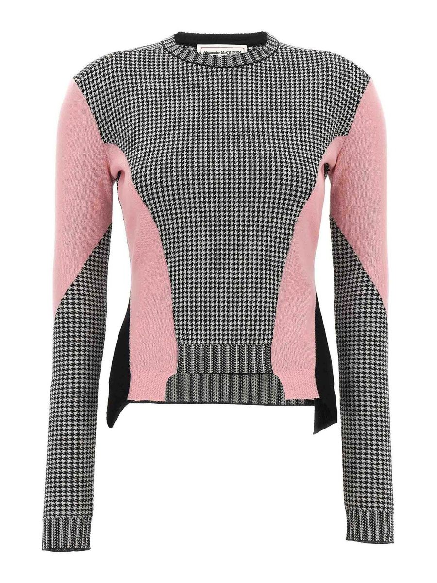 Alexander Mcqueen Pull Col Rond - Multicolore
