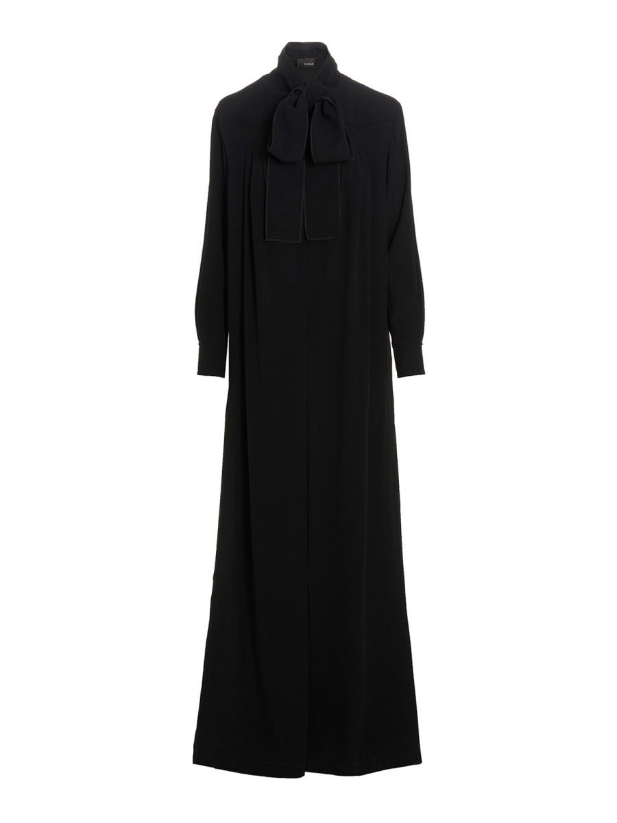 Capasa Robe Au Genou - Noir