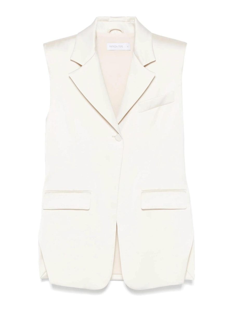 Patrizia Pepe Gilet - Blanc