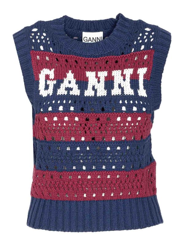 Ganni Gilet - Multicolore