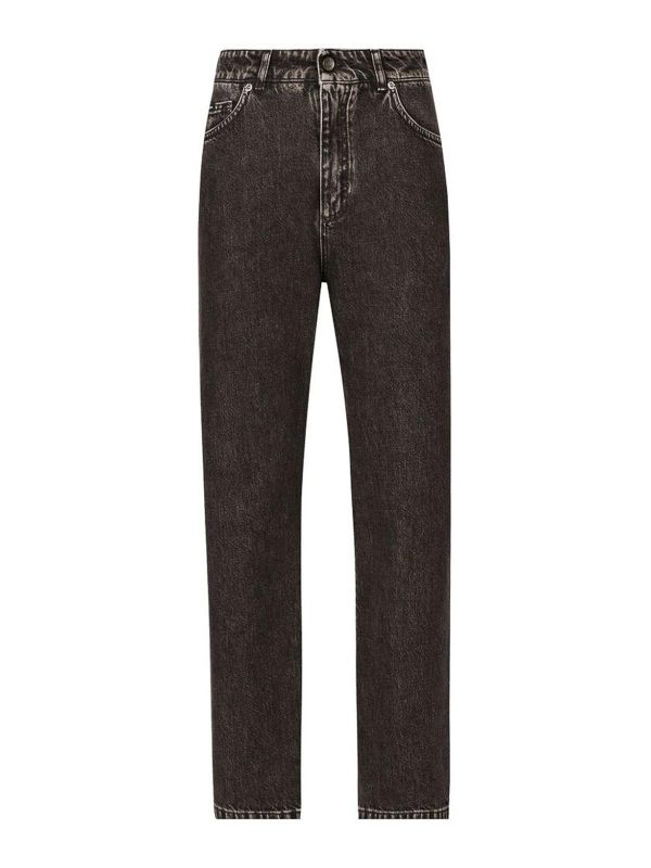 Dolce & Gabbana Jean Droit - Noir