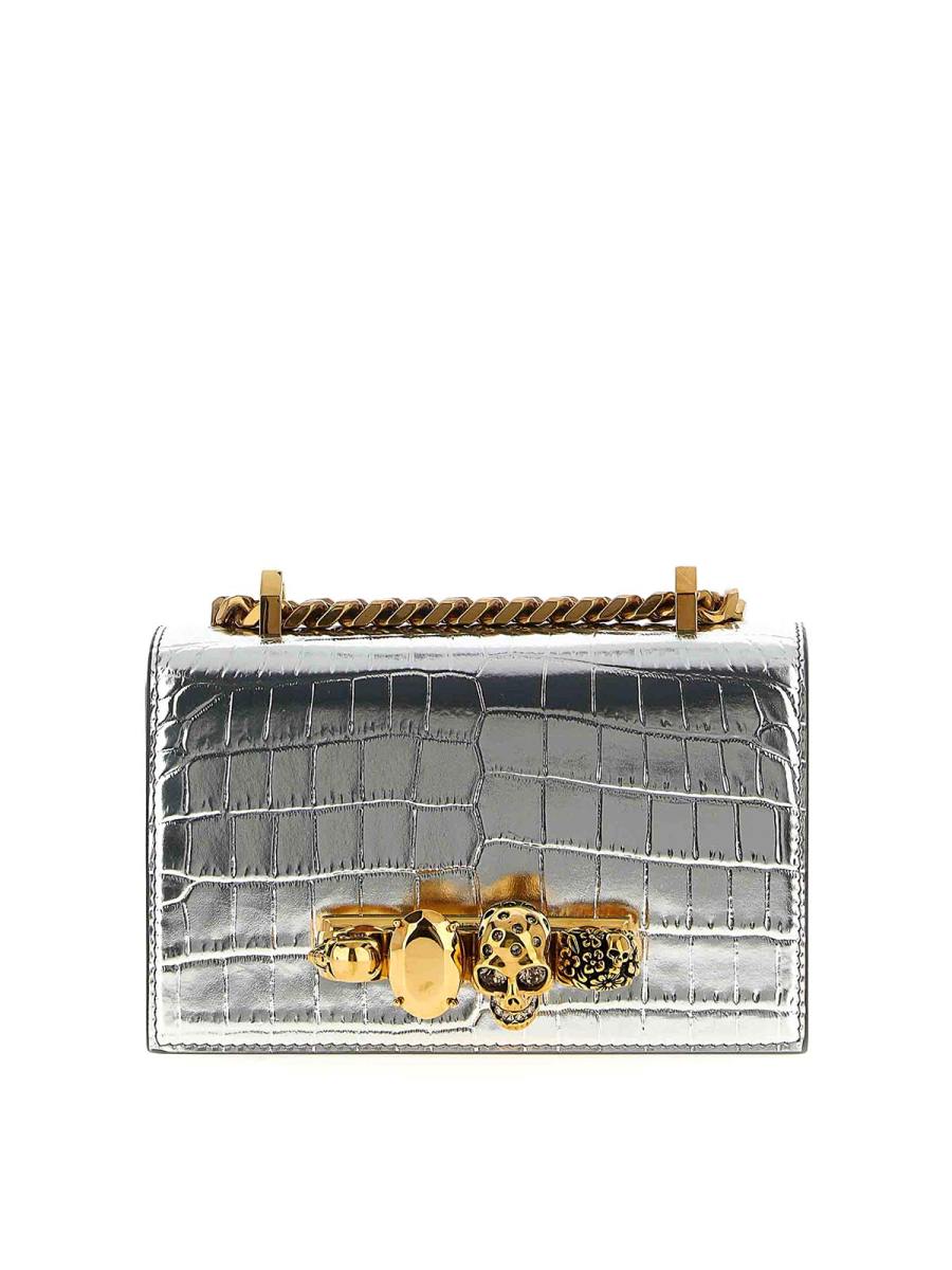 Alexander Mcqueen Sac Bandoulière - Argent