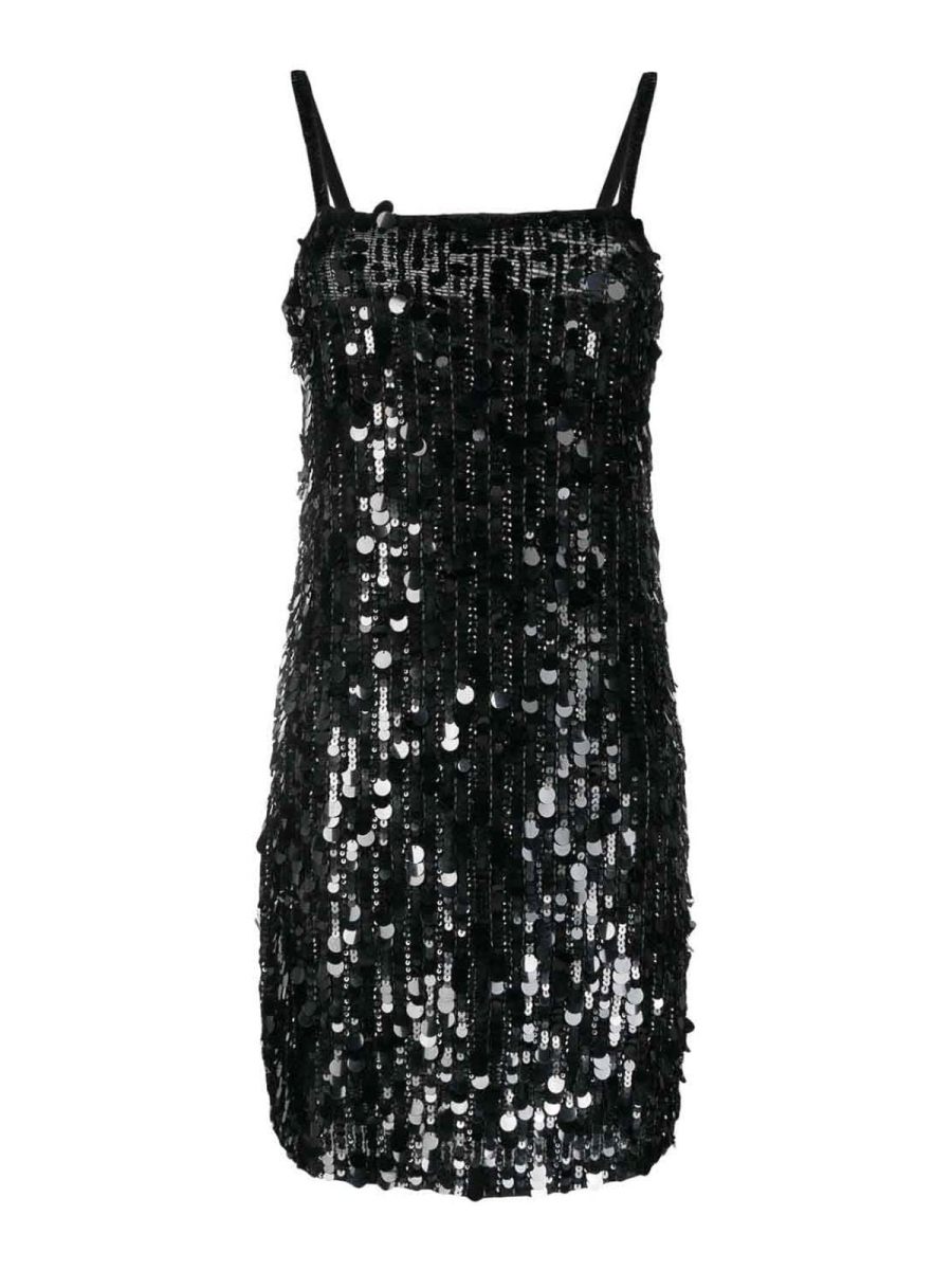 P. A.R. O.S. H. Robe Au Genou - Noir