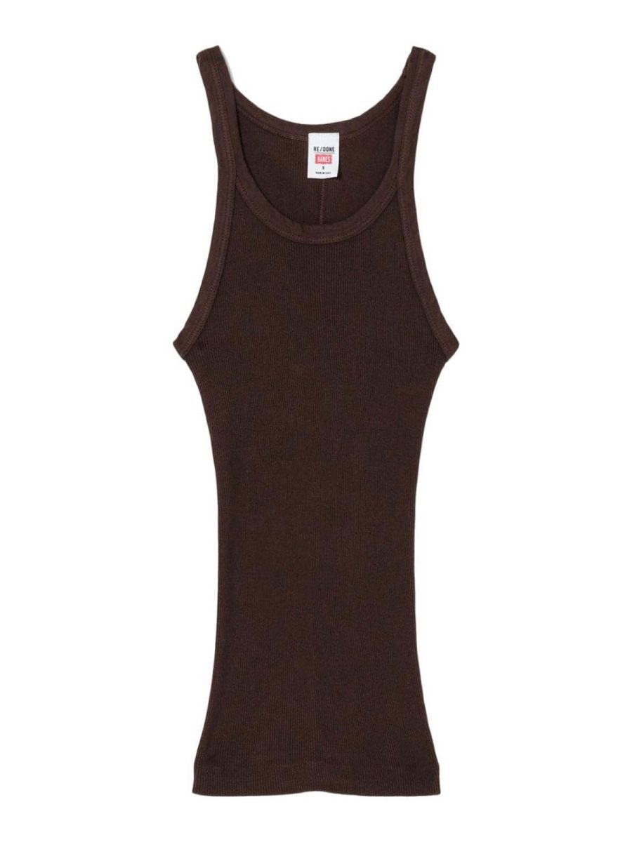 Re/Done Top - Marron