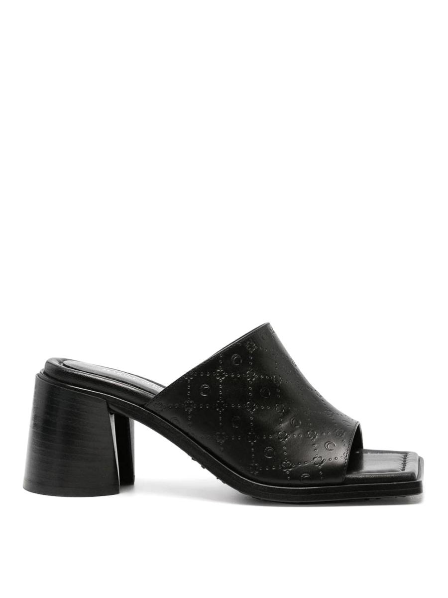 Marine Serre Mules - Noir