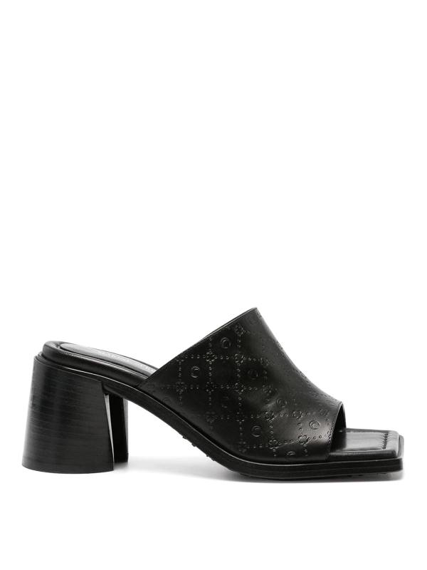 Marine Serre Mules - Noir