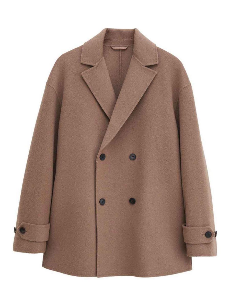 Filippa K Manteau Court - Marron Clair