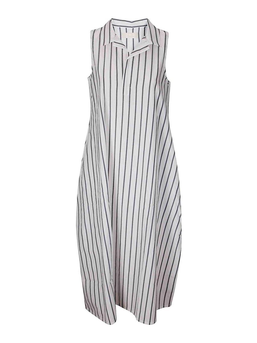 Labo. Art Robe Au Genou - Blanc