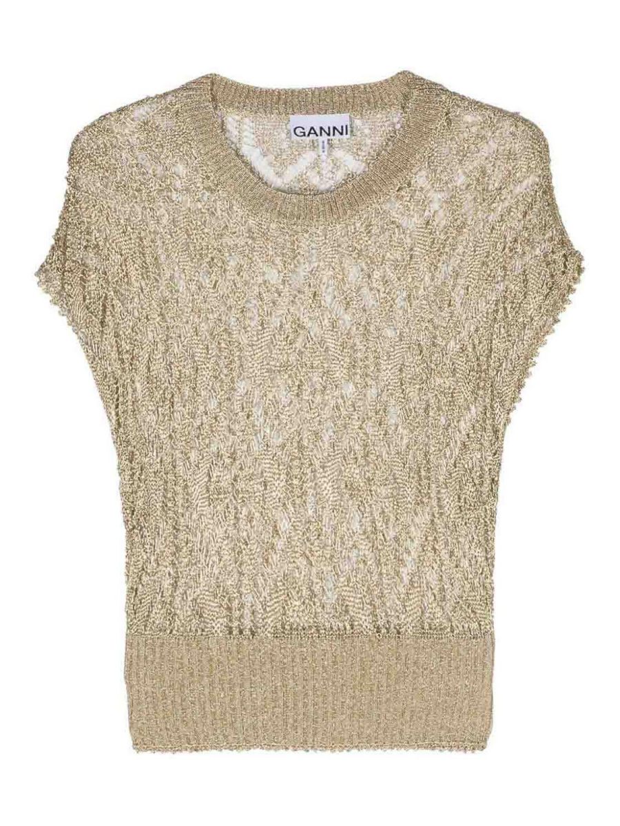Ganni T-Shirt - Or