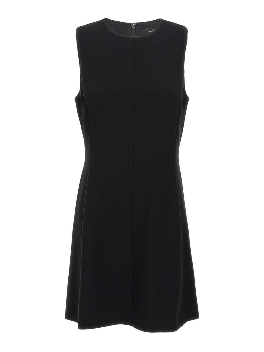 Theory Robe Au Genou - Easy Flare