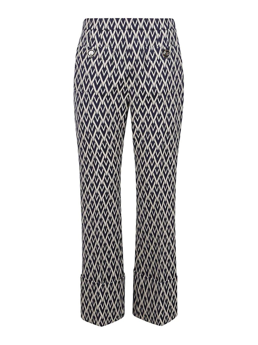 Valentino Garavani Pantalons Décontractés - Crème