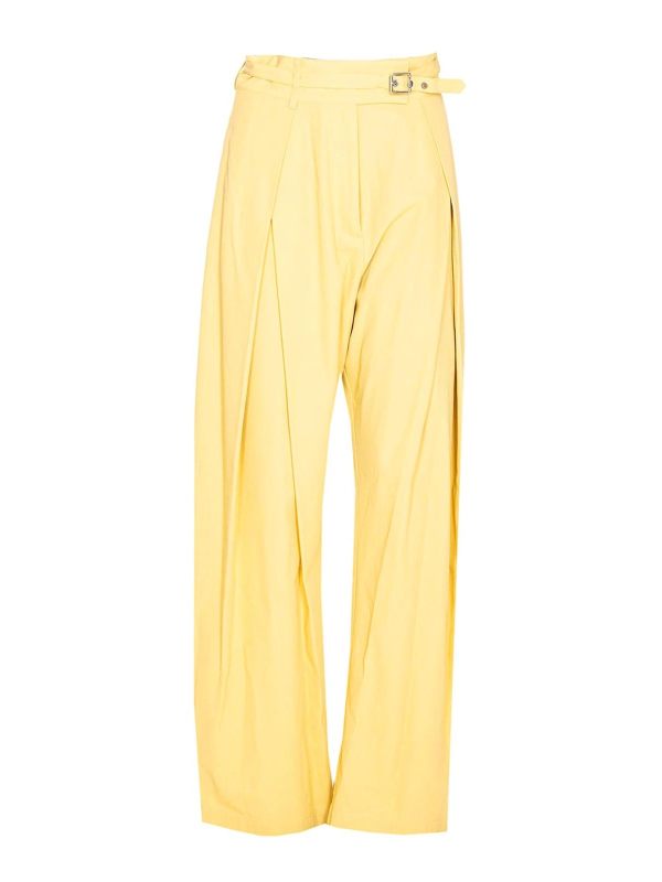 Pinko Pantalons Décontractés - Jaune