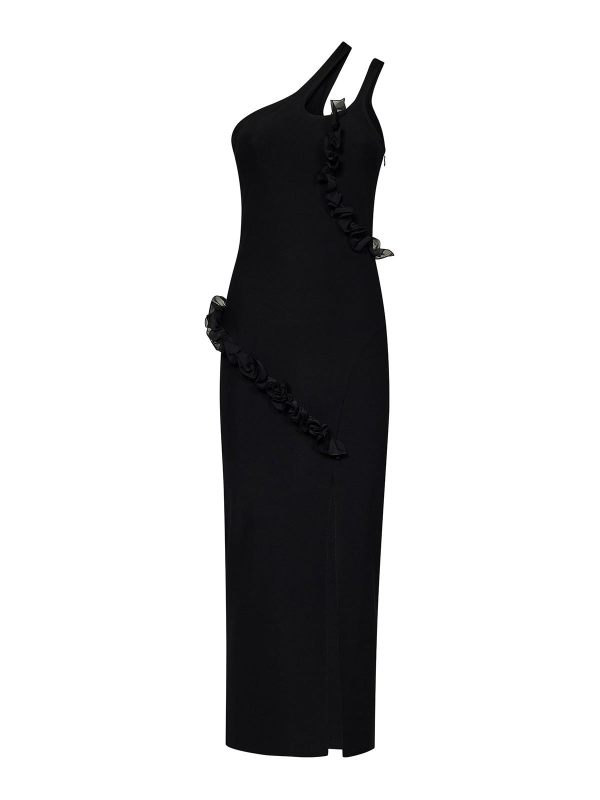 Nensi Dojaka Robe Au Genou - Noir
