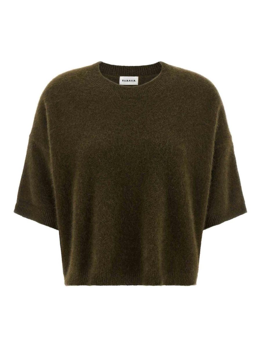 P. A.R. O.S. H. Pull Col Rond - Vert