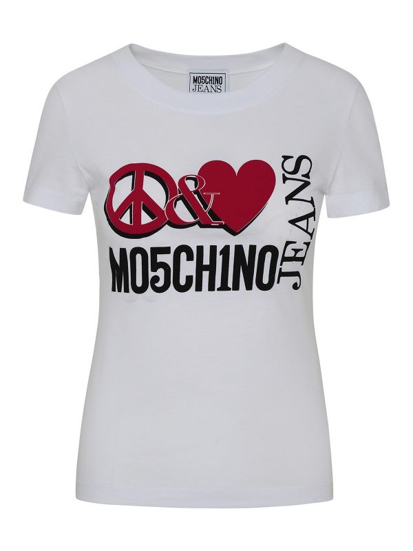 Moschino T-Shirt - Blanc