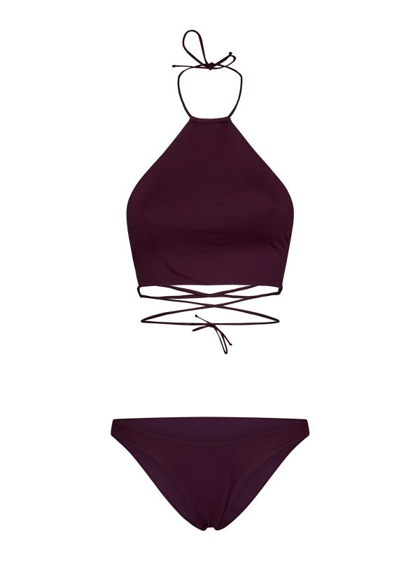 The Attico Maillot De Bain - Rouge Brun