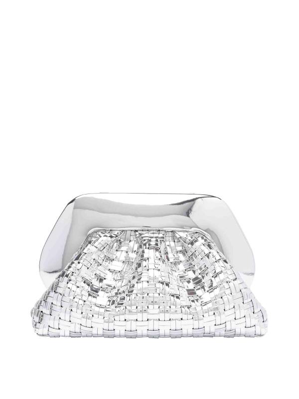 Themoirè Sac Porté Épaule - Argent