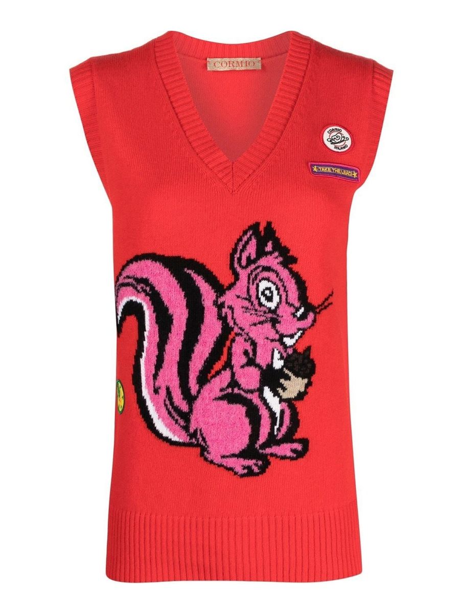 Cormio Gilet - Rouge