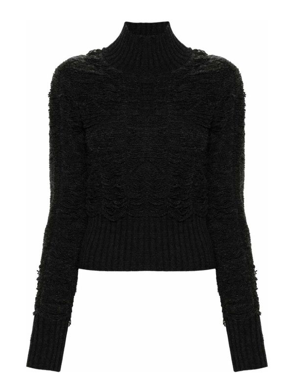 MM6 Maison Margiela Pull Col Rond - Gris