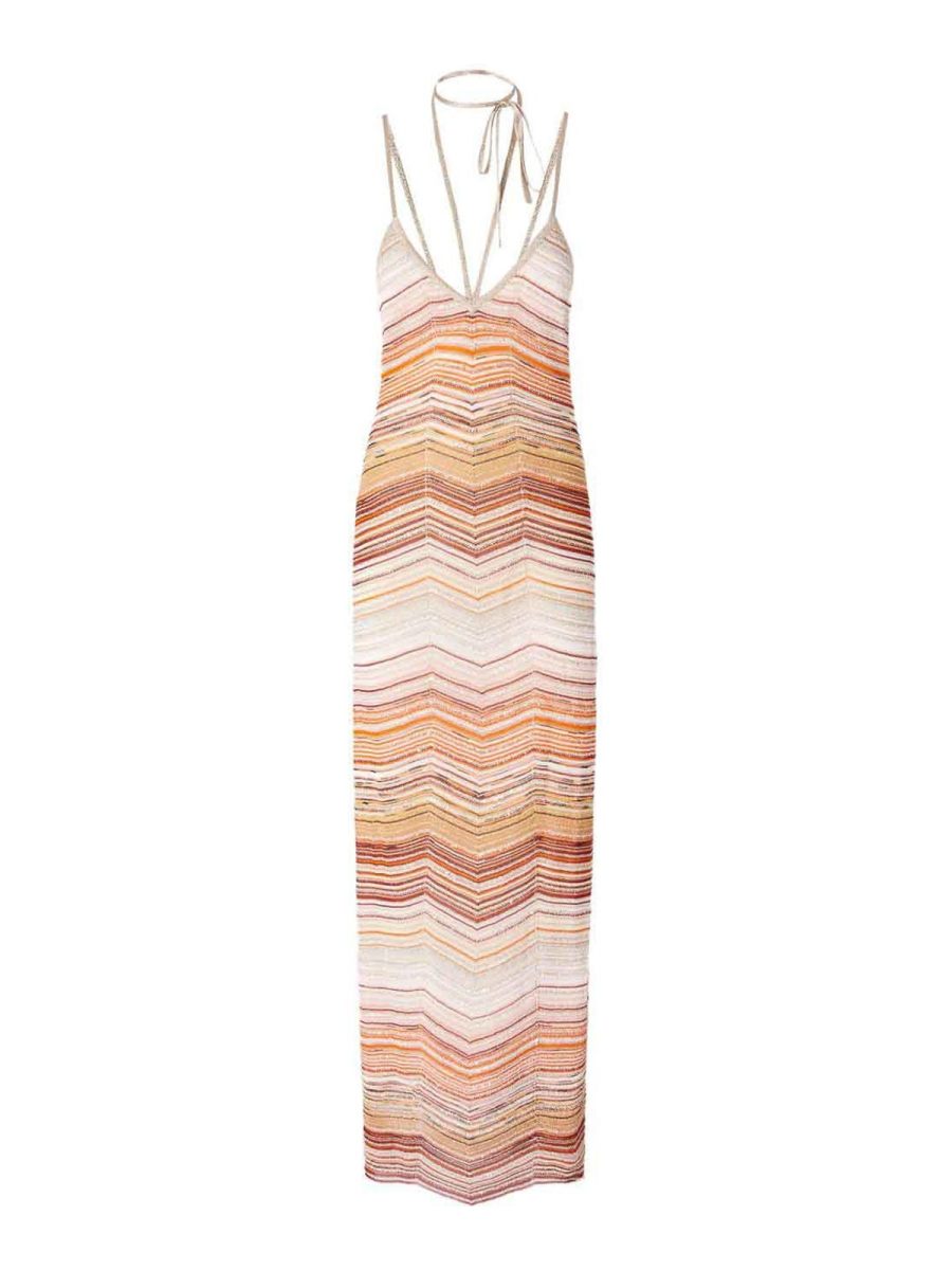 Missoni Robe Au Genou - Multicolore