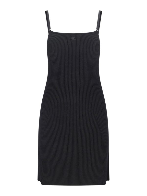 Courreges Robe Courte - Noir
