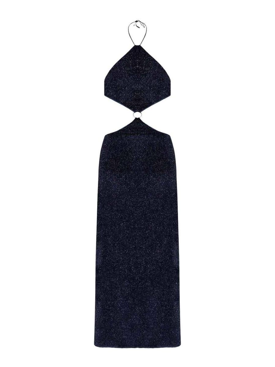 Oséree Robe Au Genou - Bleu
