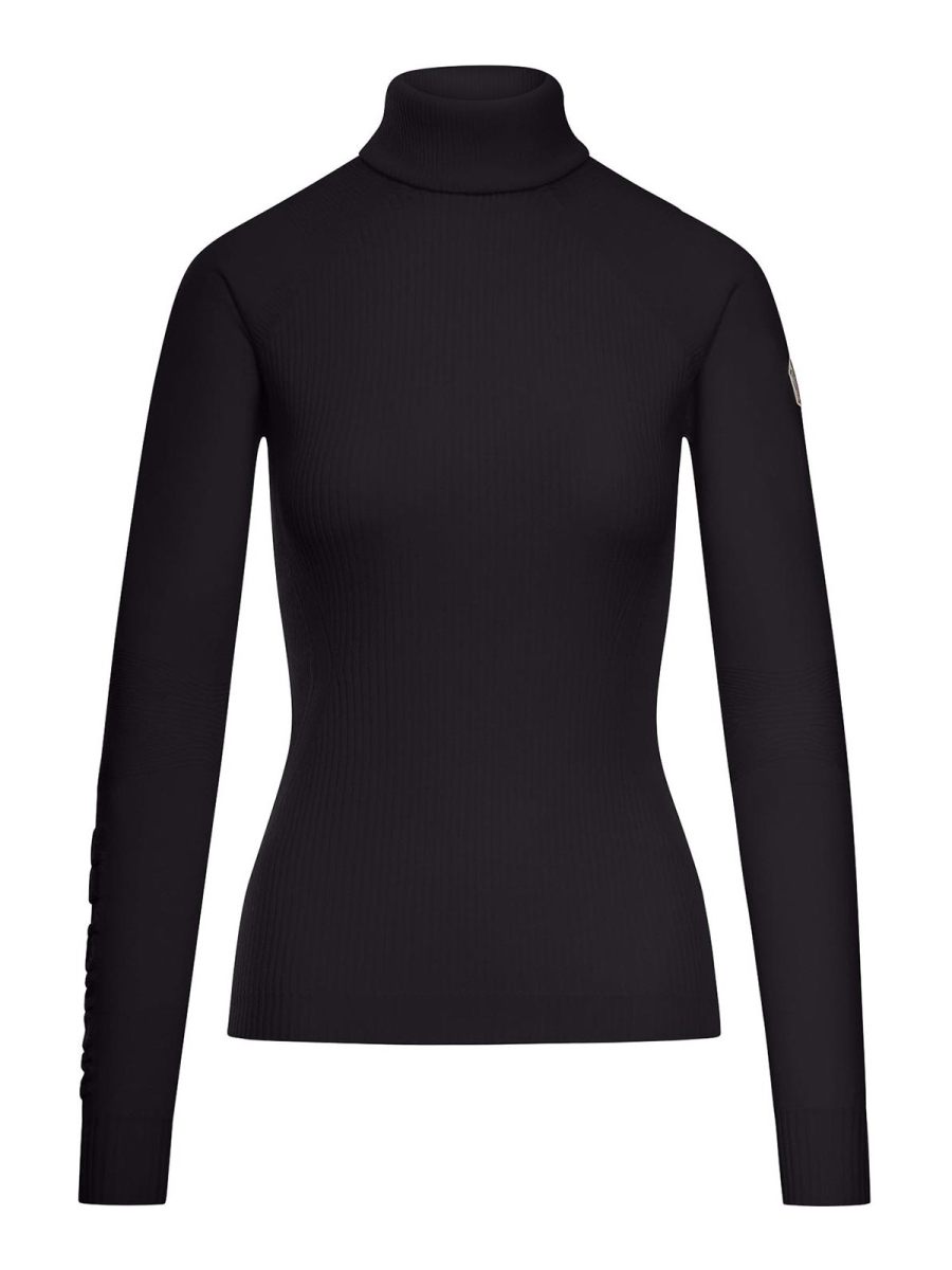 Moncler Pull Col Rond - Noir