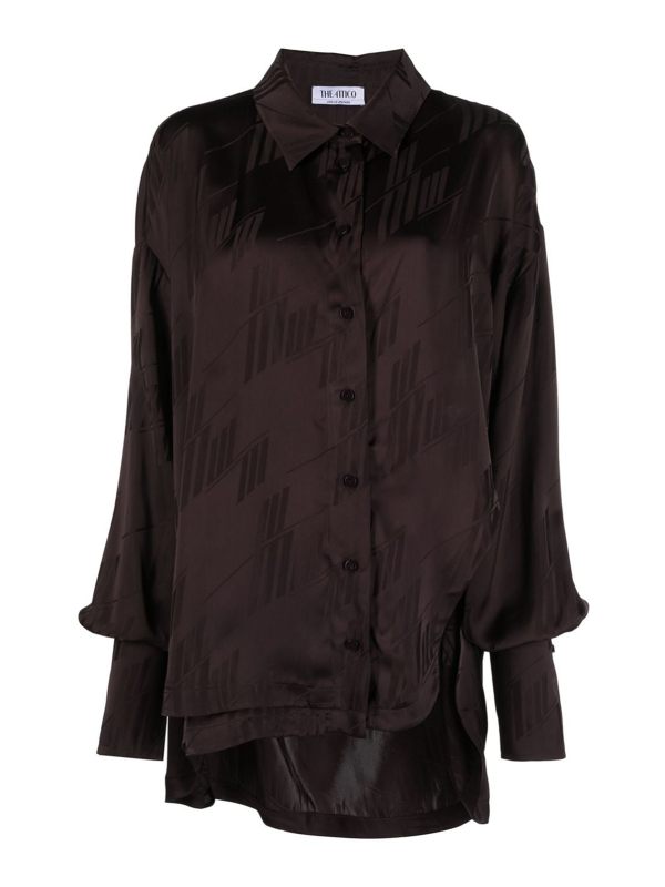 The Attico Chemise - Marron Foncé