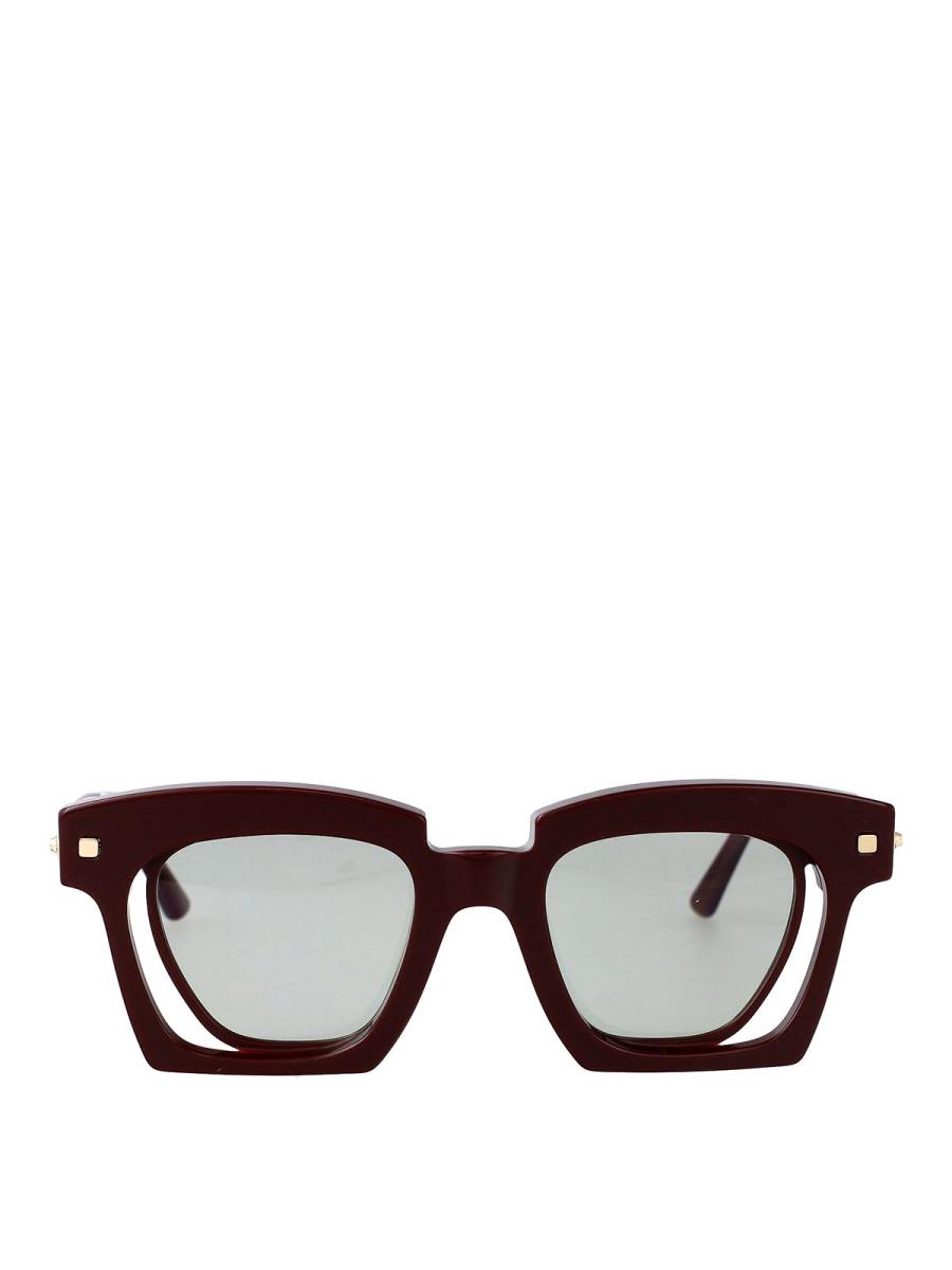 Kuboraum Lunettes De Soleil - Rouge Brun