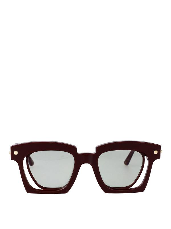 Kuboraum Lunettes De Soleil - Rouge Brun