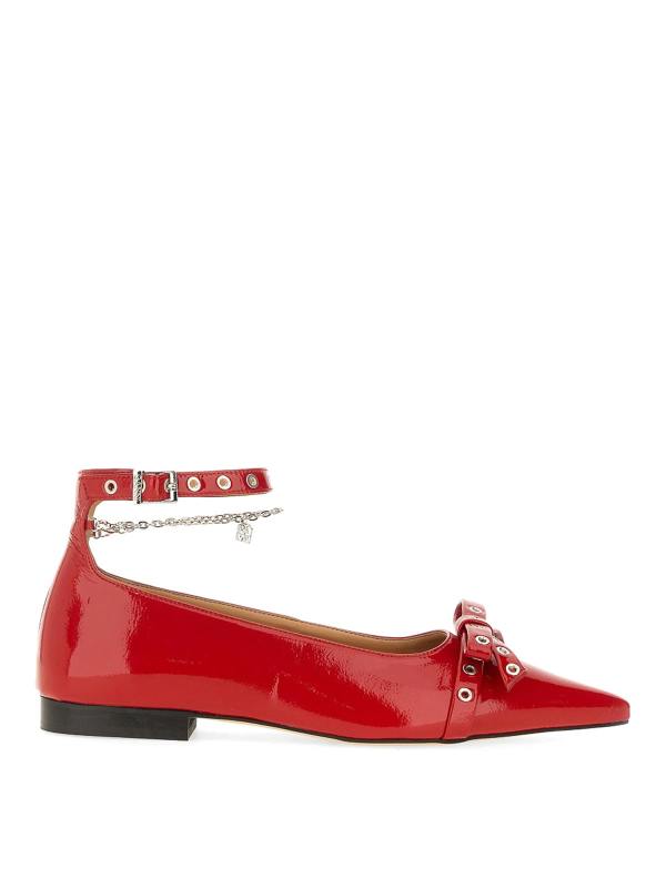 Ganni Ballerines - Rouge