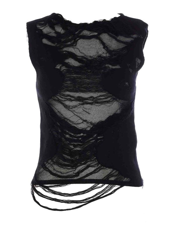 MM6 Maison Margiela Top - Noir