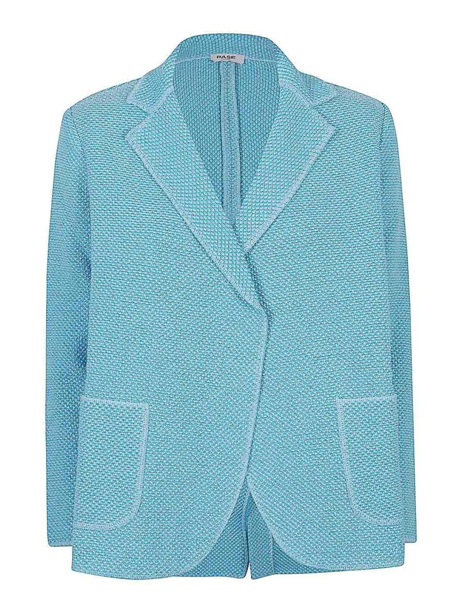 Base Veste Casual - Bleu