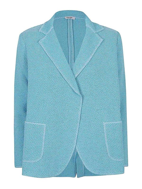 Base Veste Casual - Bleu