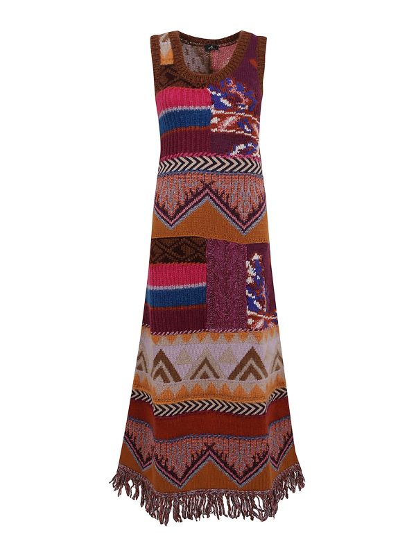 Etro Maxi Robe - Multicolore