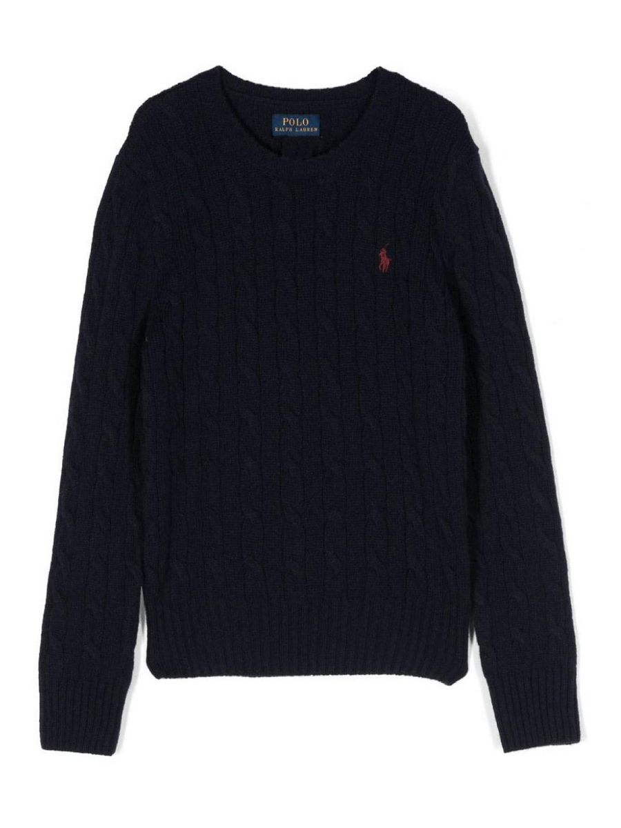 Polo Ralph Lauren Pull Col Rond - Bleu