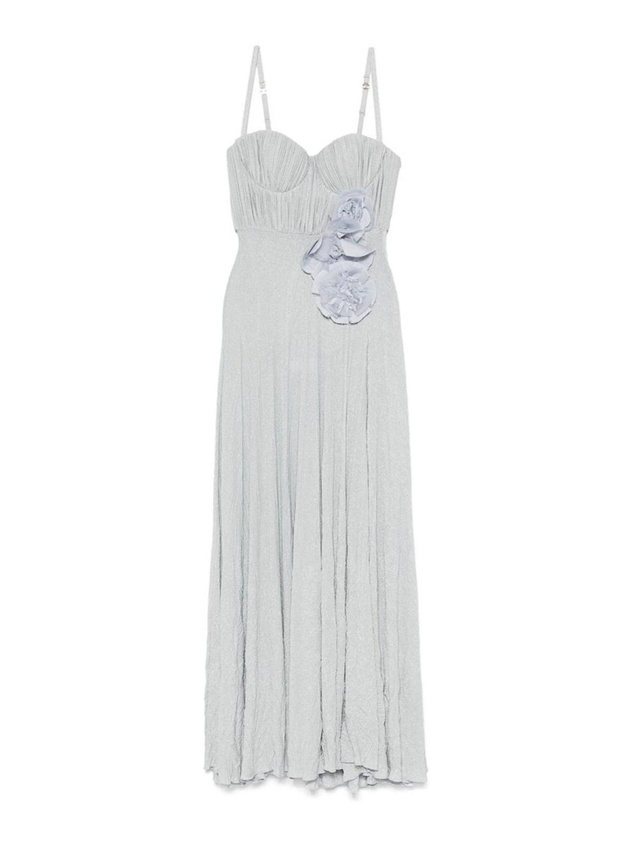 Elisabetta Franchi Robe Au Genou - Bleu
