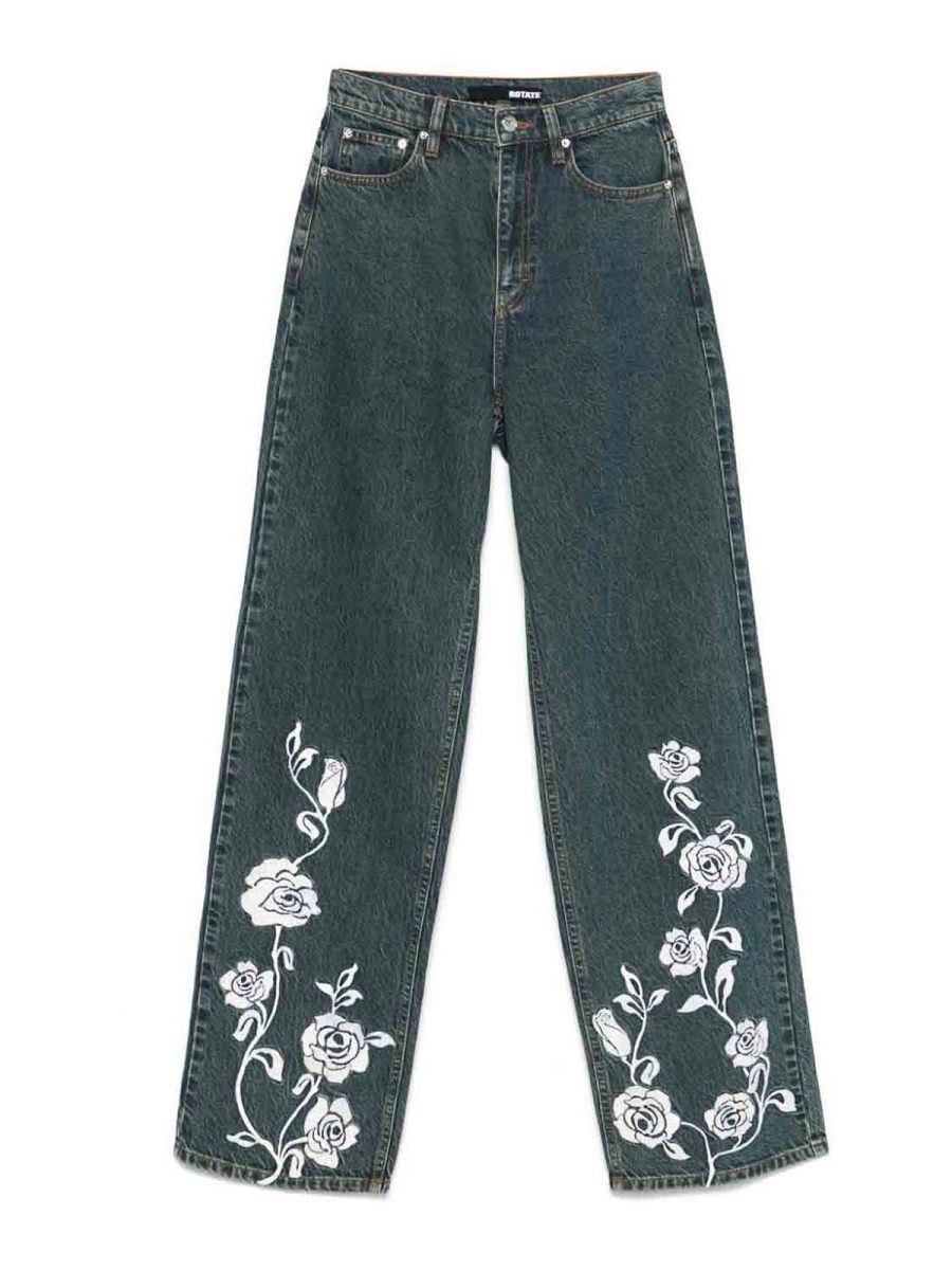 Rotate Birger Christensen Jean Bootcut - Bleu