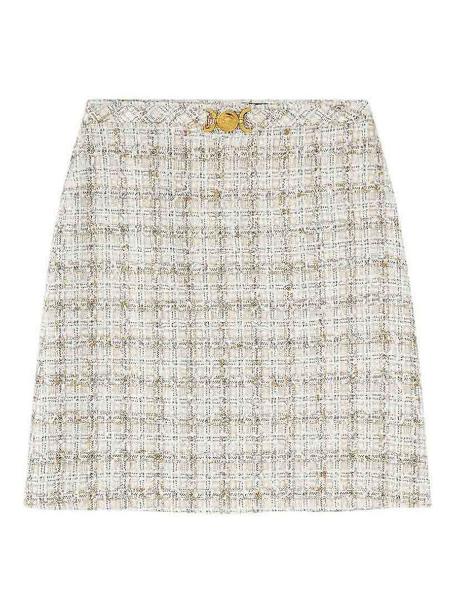Versace Jupe Midi - Gris