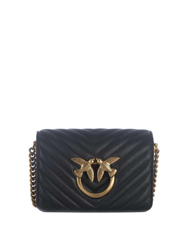 Pinko Mini Love Click Chevron - Noir