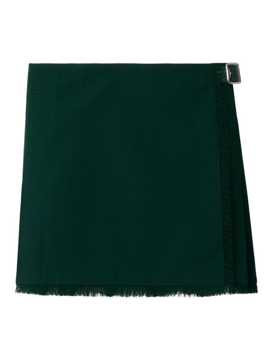 Burberry Jupe Midi - Vert