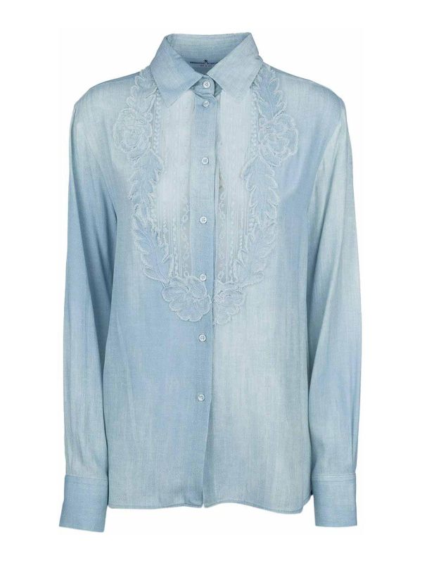 Ermanno Scervino Veste Casual - Bleu Clair