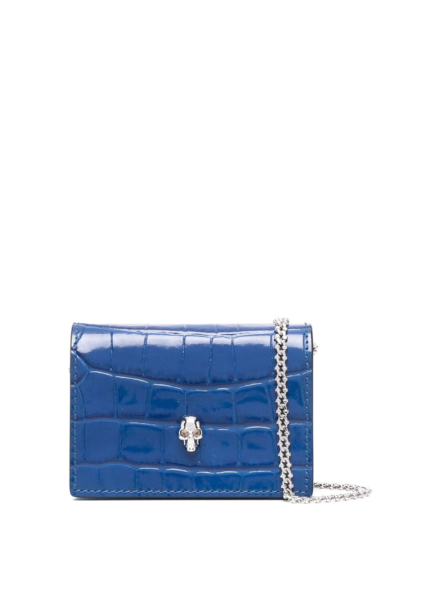 Alexander Mcqueen Portefeuilles - Bleu