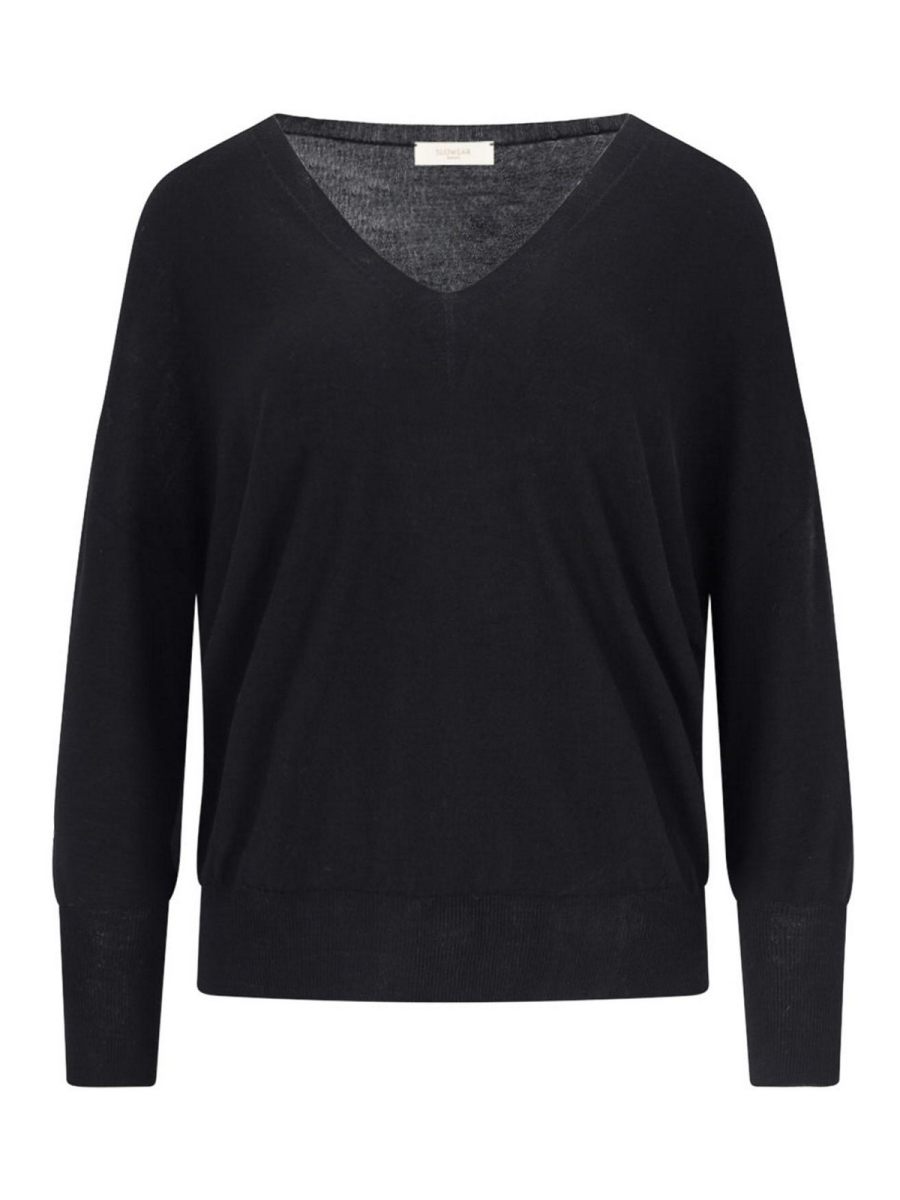 Zanone Pull Col Bateau - Noir